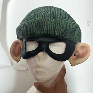 Vintage  Half Cap Burglar Mask Disguise Robber Heist w/ Big Ears 2001